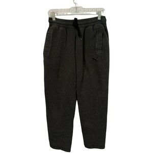 Puma Men's Gray Sweatpants - Pockets - Size Medium